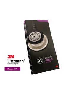 Littmann 3M Littmann 5620 Classic III Monitoring Stethoscope, 27 inch Size, Black  - Image 4