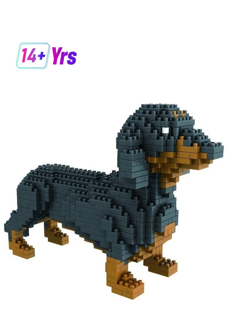 NIBEMINENT ARK0724 898-Piece Dog Model Bricks Puzzle Set 14+ Years - Image 1