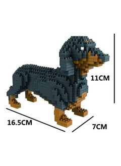 NIBEMINENT ARK0724 898-Piece Dog Model Bricks Puzzle Set 14+ Years  - Image 4