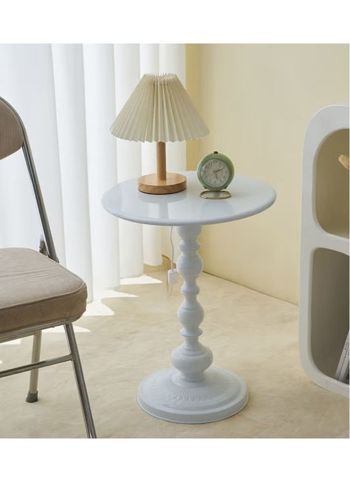 ميكسد طاولة القهوة ، شمال أوروبا أريكة مجلس الوزراء الجانب غرفة المعيشة الرئيسية الصغيرة طاولة القهوة الحديثة زاوية الحد الأدنى ، في الهواء الطلق طاولة مستديرة معدنية مقاومة الطقس مانع االصدأ - Image 2