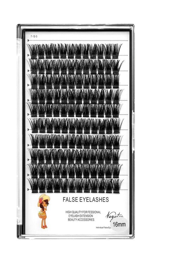 Vayator →VAYATOR 120pcs Wide Cluster D Curl Professional Makeup Individual Cluster Eyelashes Grafting Fake False Eyelashes Eyelash Extension Individual Eyelash (WS-12mm) - Image 1