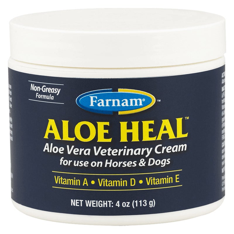 Farnam Aloe Heal Aloe Vera Veterinary Cream for use on Horses and Dogs 4 Ounces - Image 1