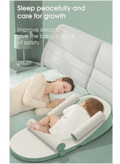 Beauenty Ultra Soft Baby Lounger Travel Bed Sleeping Nest  With Anti Reflux Pillow And Adjustable Height, 0 - 30°  - Image 2