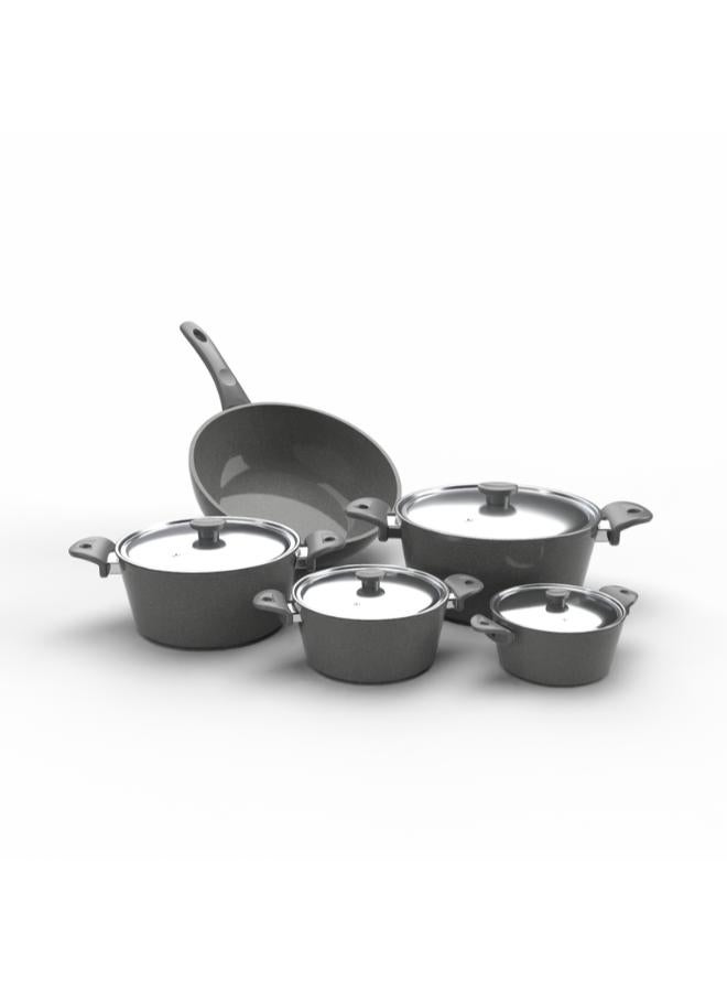 توب شيف مجموعة من 9 قطع أواني طهي من الجرانيت - Image 4