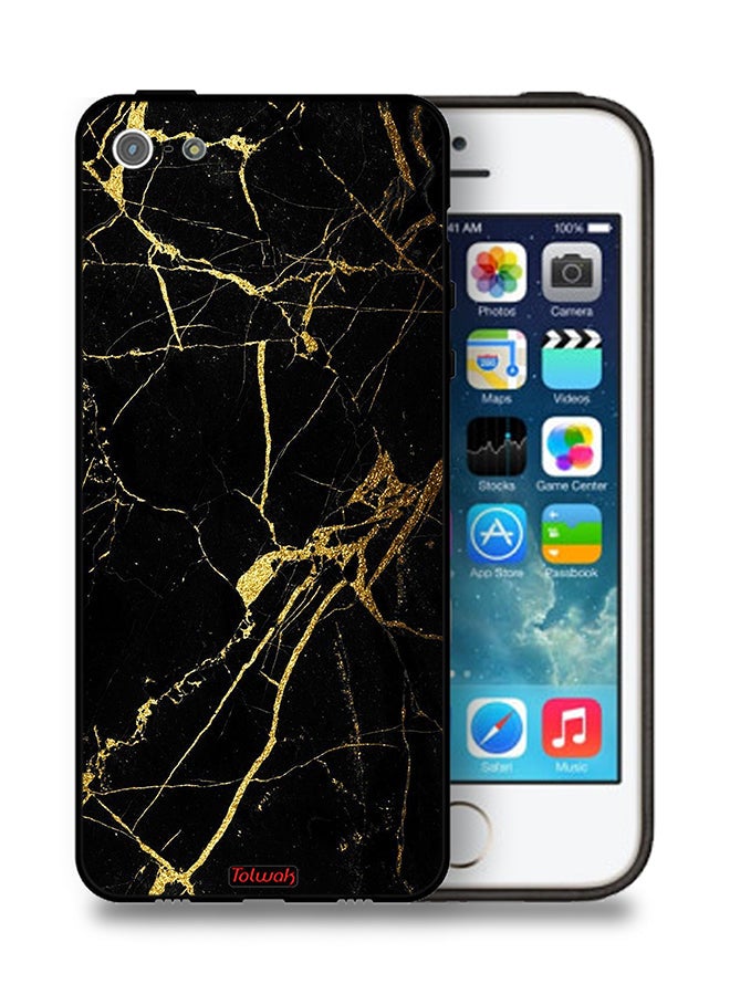 Tolwak Apple iPhone 5/5s/SE Protective Case Crack Marble - Image 1