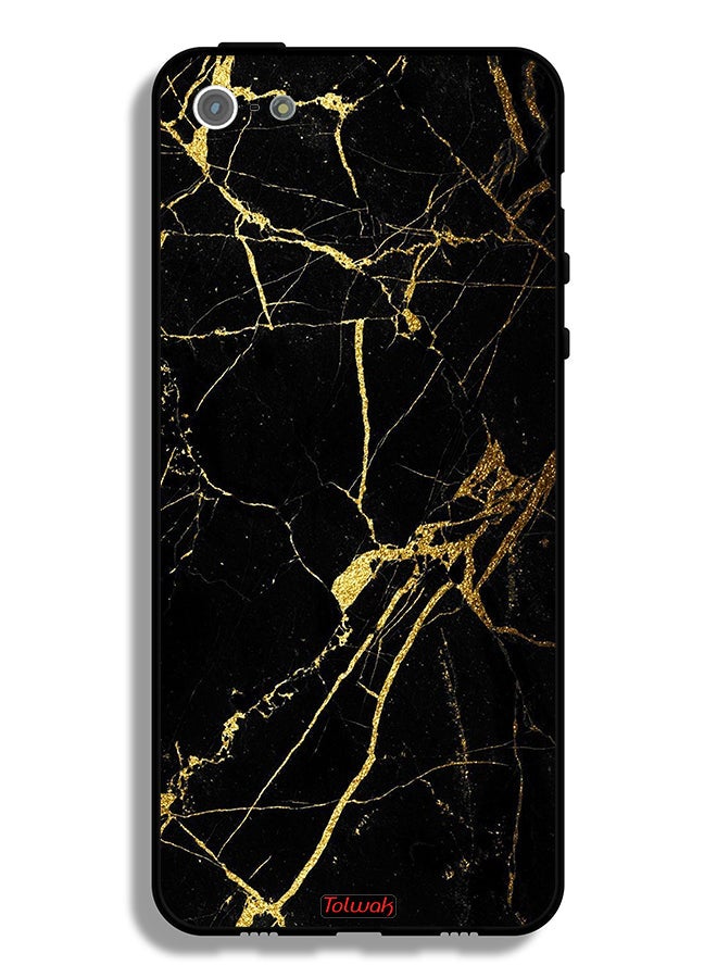 Tolwak Apple iPhone 5/5s/SE Protective Case Crack Marble - Image 2