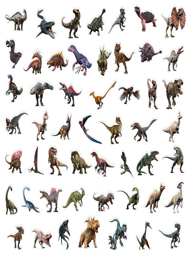 WANVAE 100pcs Jurassic Dinosaur Stickers for Kids, Cool Dino Waterproof Stickers for Boy Girl Children Water Bottle, Phone, Computer, Skateboard, Bike, Luggage, Notebook, Scrapbook - Image 4