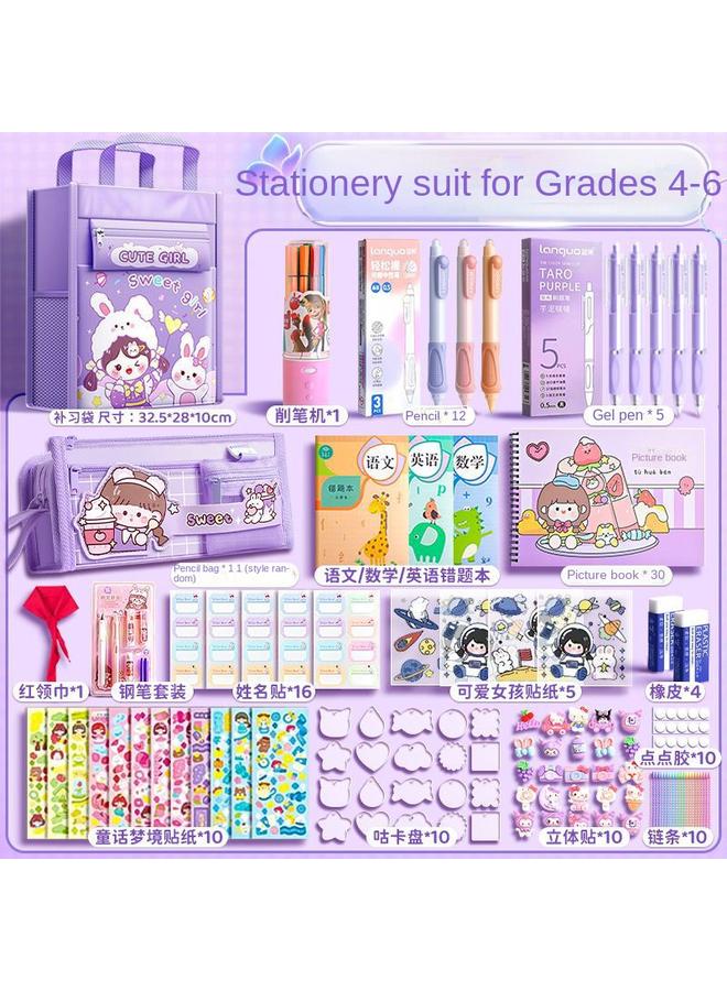 Bluejw Stationery Suit Gift Box Birthday Gift Hand Account Opening Gift Bag School Supplies Primary School Students First Grade Entrance - Image 1
