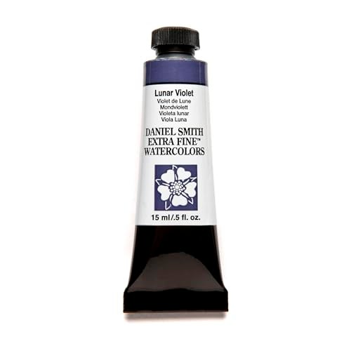 DANIEL SMITH Extra Fine Watercolor 15ml Paint Tube, Lunar Violet, 0.51 Fl Oz (Pack of 1) - Image 1