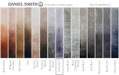 DANIEL SMITH Extra Fine Watercolor 15ml Paint Tube, Lunar Violet, 0.51 Fl Oz (Pack of 1) - Image 5