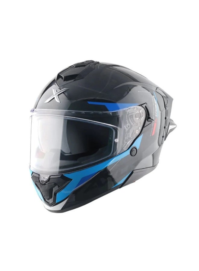 AXOR BRUTALE KRYPTIC BLACK BLUE Helmet - Image 2