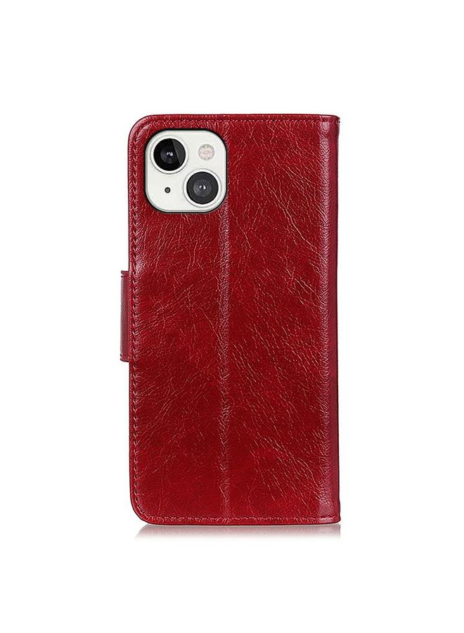 S-TOP Case For iPhone 13 Nappa Texture Horizontal Flip Leather Case with Holder & Card Slots & Wallet - Image 3