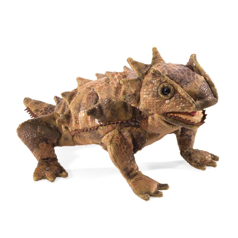 Folkmanis Horned Lizard Hand Puppet - Image 3