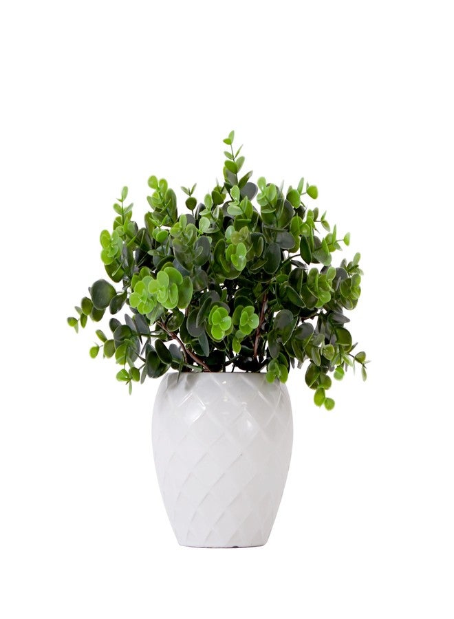 Nearly Natural 11in. Artificial Boxwood Plant with Decorative Planter - Image 1