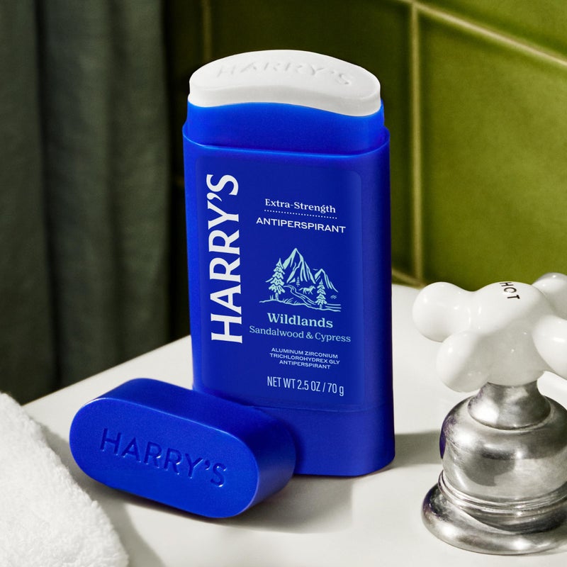 Harry's Extra-Strength Antiperspirant Deodorant, Sweat & Odor Control Antiperspirant for Men, Wildlands, 2.5 oz Pack of 3 - Image 4