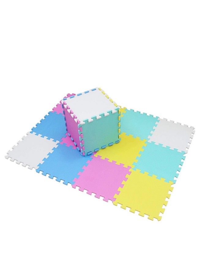 Eva Rubber 18 Tiles Interlocking Puzzle Foam Floor Mats Baby Play Mat For Playing ; Exercise Mat For Home Workout. Qcaceghb18N - Image 5