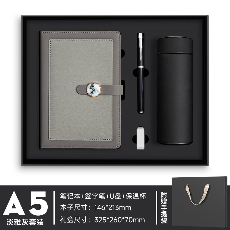 Spot A5 Business Notebook Gift Box Set With Printable Logo, High-Looking Thickeneded Notepad Notebook - Image 1