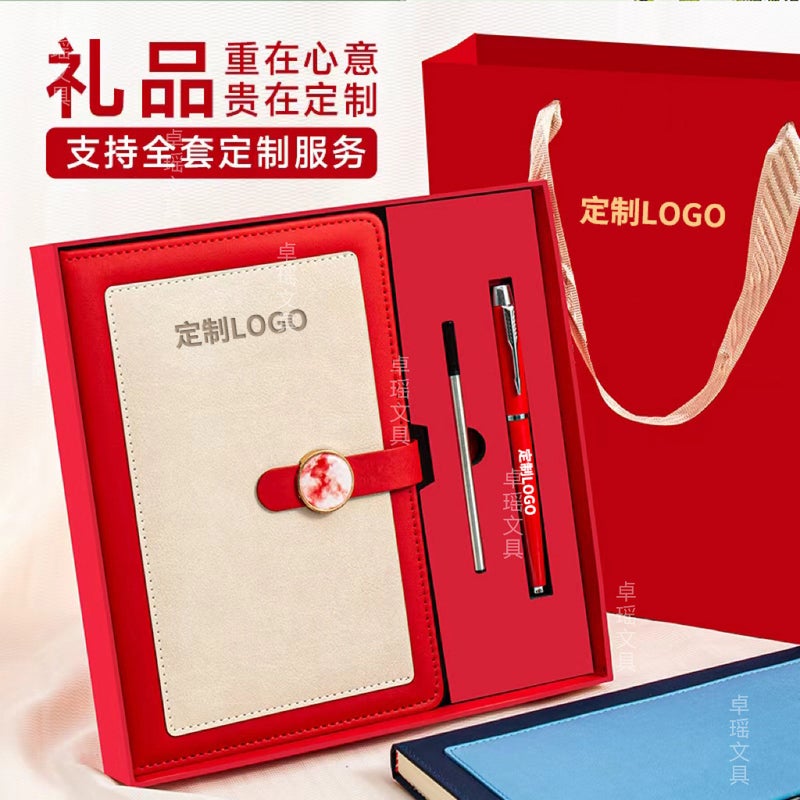 Spot A5 Business Notebook Gift Box Set With Printable Logo, High-Looking Thickeneded Notepad Notebook - Image 3