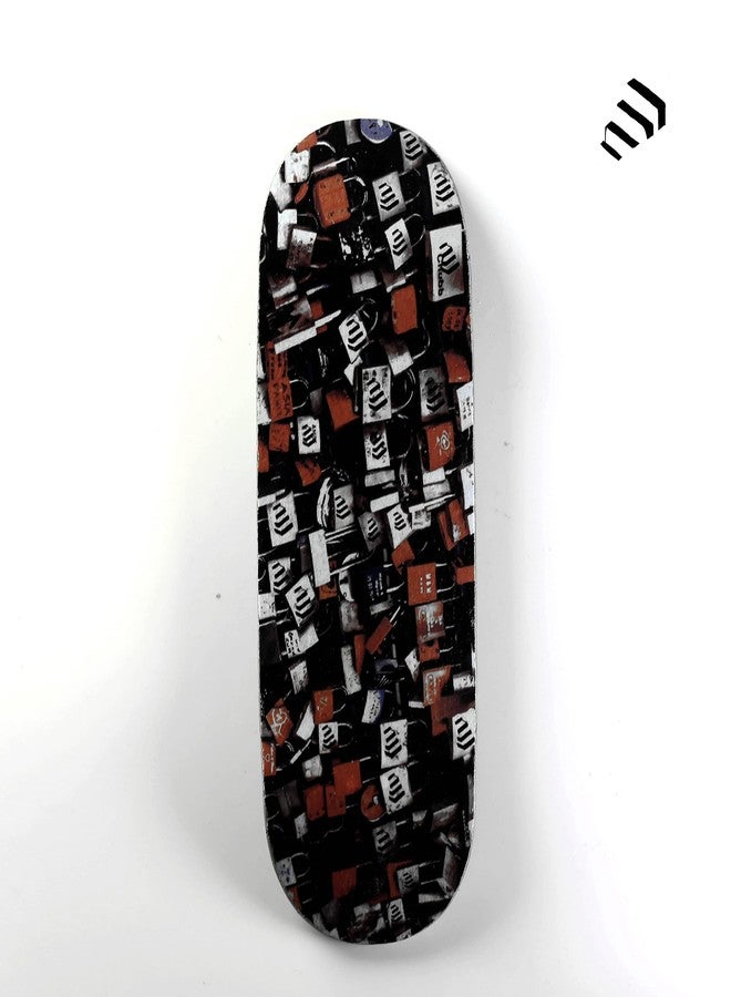NOAHWOOD Wooden Fingerboard Complete (Noah Team 9.5S Short Nose Short Tail) Hand Mould Made(+34mm Prince Silvery Trucks)(+NW Handmade PRO Logo Wheels ii)(Wishing Locks) - Image 2