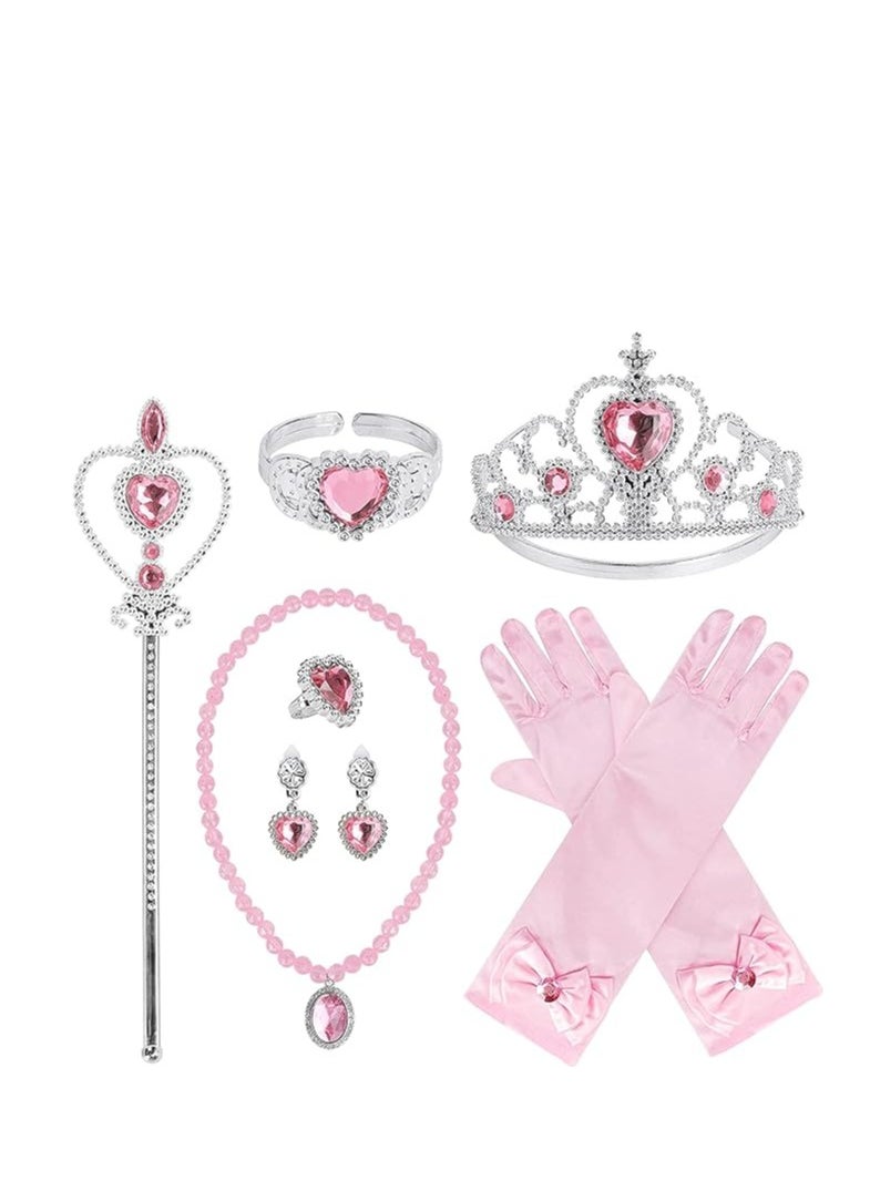 Princess Dress Set with 8 PCS Accessories, Princess Costume with Removable Cape, Elegant Princess Dress Up Costume for Girls, Great for Fancy Dress Parties, Birthdays, Prom Outfits and Cosplay Activities, Girls Princess Cloak with Crown, Wand for Little Girls Dress up - pzsku/Z074E70D600F1174E6590Z/45/_/1698927351/5a35d0a6-b4df-4462-924f-8d4c94ff7e29