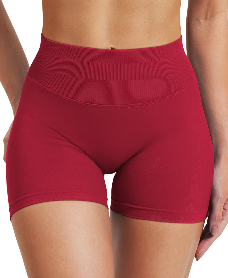 VOYJOY Women Workout Impact Shorts 2.5"/ 3.6"/ 4.5"/ 6" Scrunch Butt Lifting Gym Seamless Booty Biker Shorts - Image 3