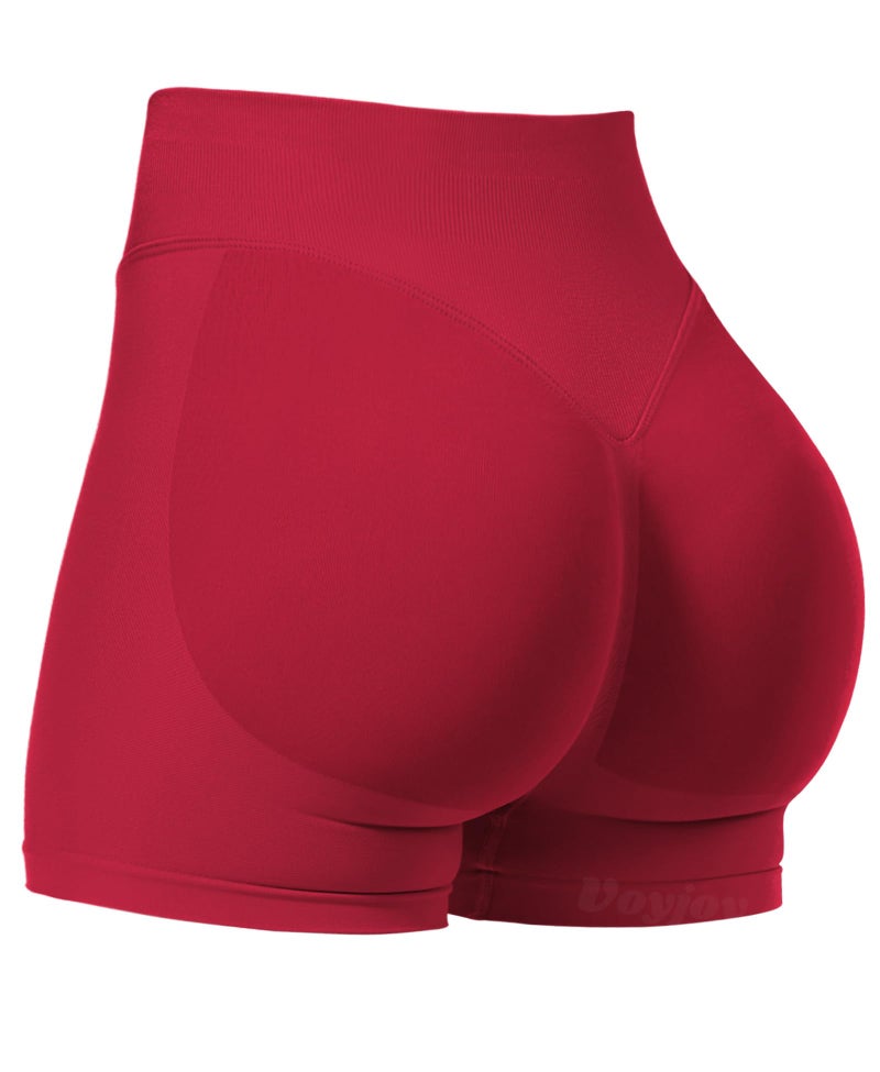 VOYJOY Women Workout Impact Shorts 2.5"/ 3.6"/ 4.5"/ 6" Scrunch Butt Lifting Gym Seamless Booty Biker Shorts - Image 5