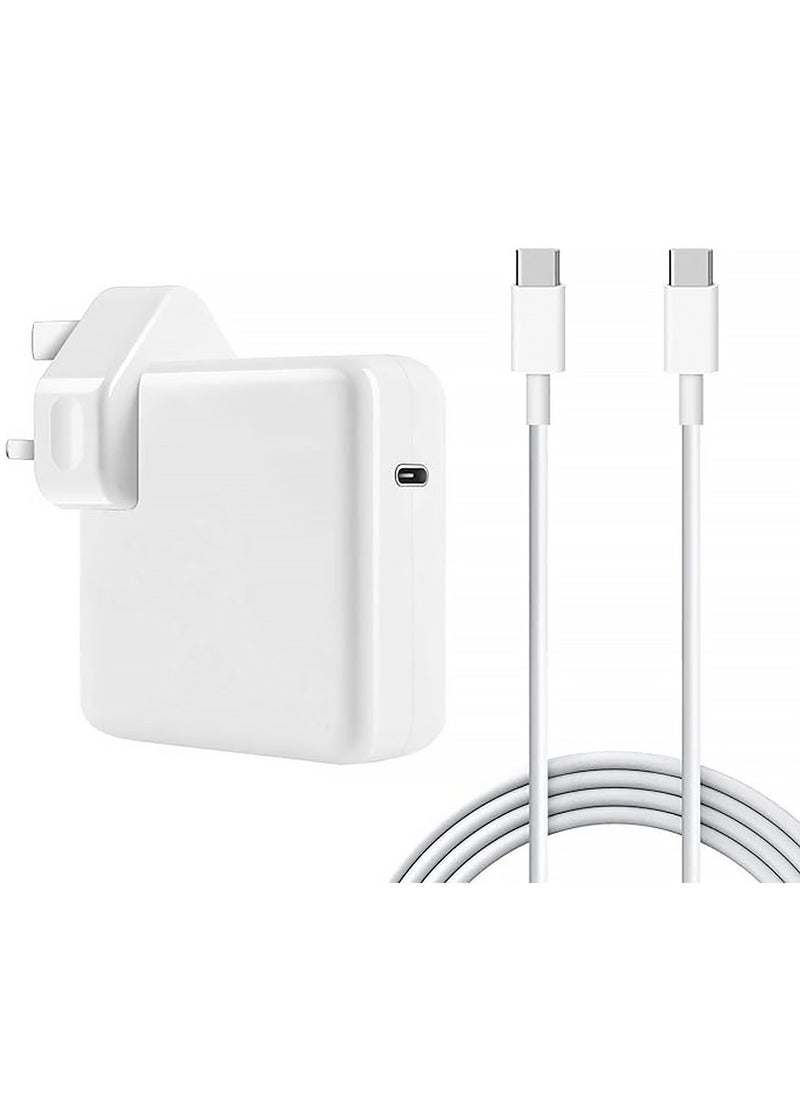 X-level 96W Type C Macbook Pro-Air Fast Replacement Charger, Power Adapter works with 13, 14, 15, 16 Inch 2016/17/18/19/20 Model Laptops, Tabs & Smartphones, Thunderbolt Charger with USB C Cable  - Image 1