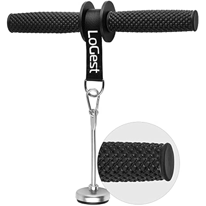 Logest Forearm Blaster - Forearm Wrist Roller - Training Forearm Workout Equipment - Steel Core With Rubber Non Slip Handles - Build Muscle & Strengthen Target Areas & Grip Use Forearm Strengthener - Image 1