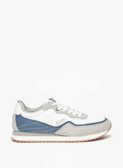 Lee Cooper Womens' textured Sneakers with Lace-Up Closure