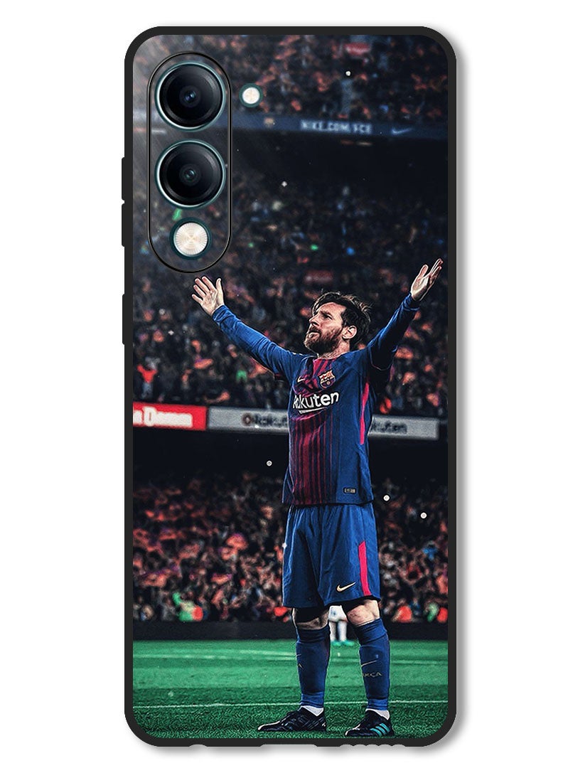 Theodor Case Compatible with Vivo Y29s Protection Shockproof Bumper Cover Messi - Image 1