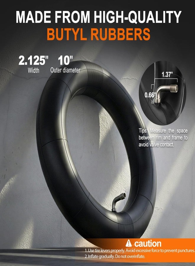 EMERK 10x2.125 Scooter Tire & Tube Set: EMERK 10 Inch Wear-Resistant Pneumatic Replacement Scooter Tires and Inner Tubes with 90° Bent Valve and 2 Tire Levers (2-Pack) - Image 3