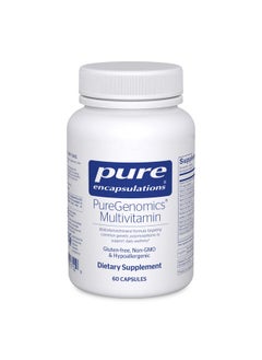 Pure Encapsulations Puregenomics Multivitamin ; Supplement To Support Nutrient Requirements Of Common Genetic Variations* ; 60 Capsules  - Image 1