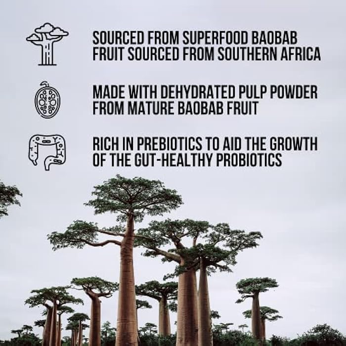 Nakd Naked Fiber Organic Baobab Powder Fiber Supplement - Image 2