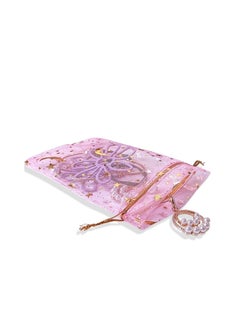 Excefore Moon Star Organza Jewelry Candy Pouch, Gift Bags Pouches for Wedding Party Valentine's Day Drawstring Organza Bags, Jewelry Gift Bags 100Pcs (Mixed Color, 3.5 x 4.7 Inch)  - Image 2