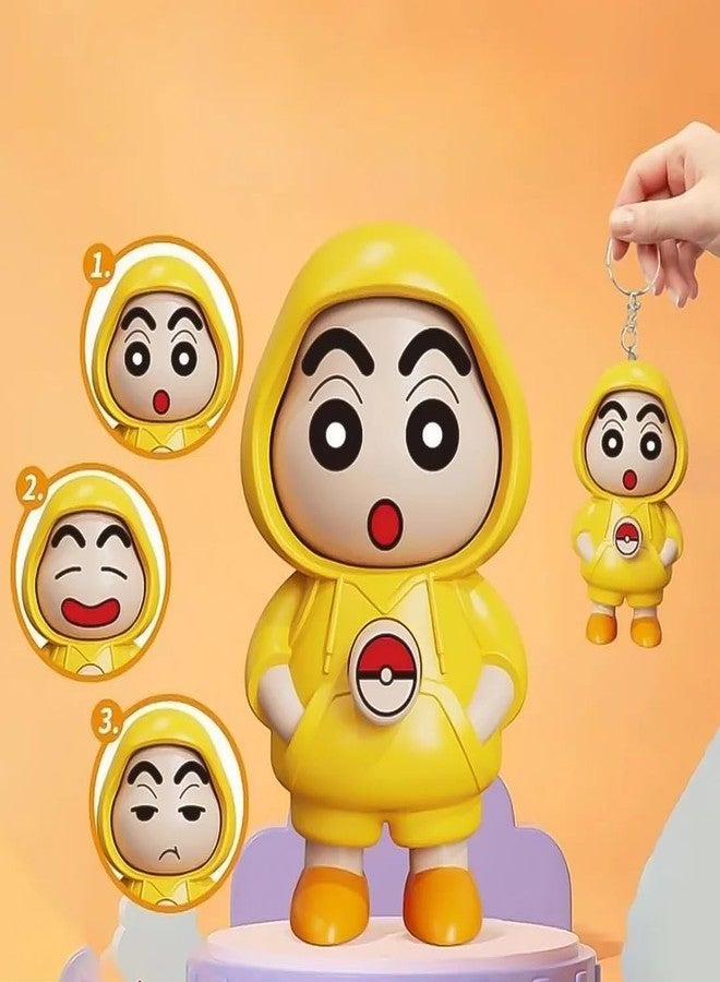 Oblivion Face Changing Keychain Mood Swing Expressions | Cartoon Character Keyring for Bags, Bikes, Kids & Adults Bring fun and personality wherever you go with the Face Changing Keychain. - Image 1