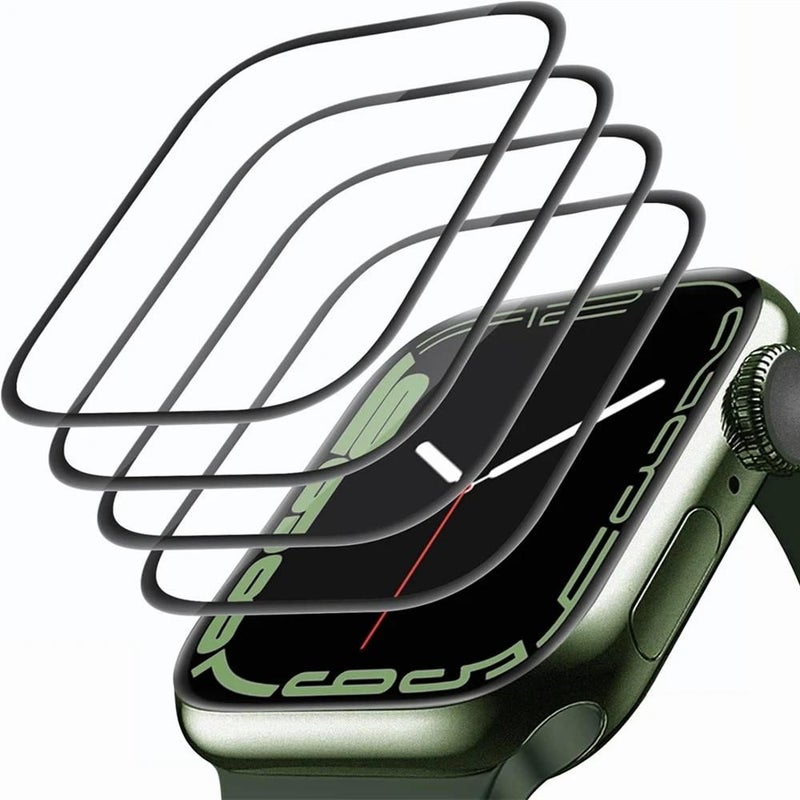 4 Pcs Screen Protector For Smartwatch 49mm PMMA Soft Film Sensitive Touch HD Transparent Smartwatch Accessory - Image 1