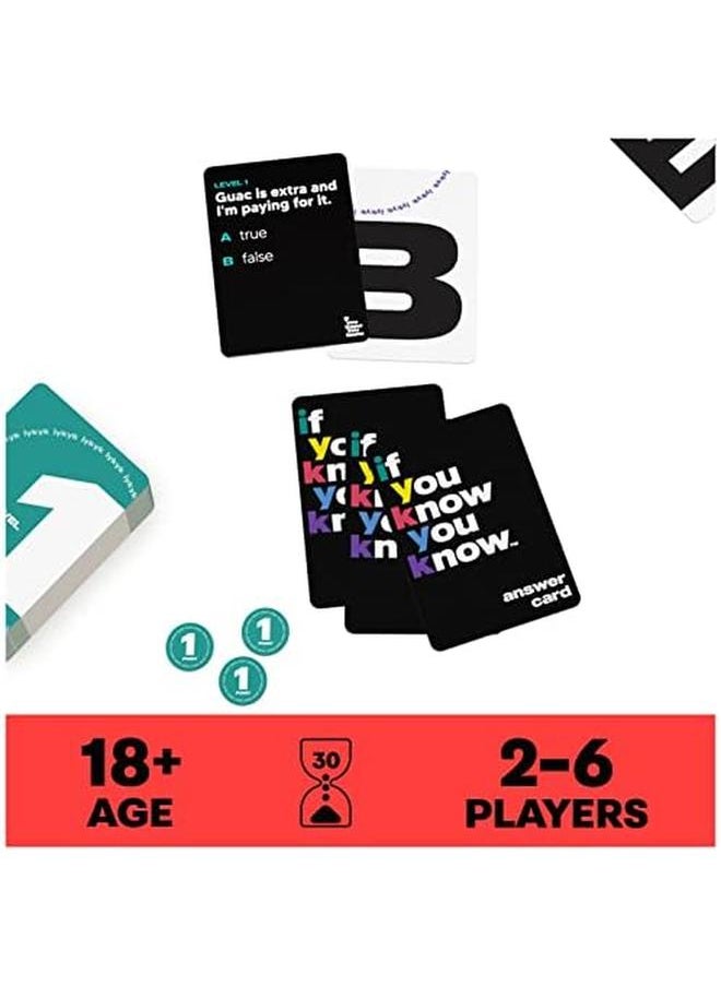 Spin Master Games - If You Know You Know Iykyk The Question Card Game For Friends Couples And Family Relationship Trivia Party Game Board Game For Adults Ages 18 And Up - Image 1