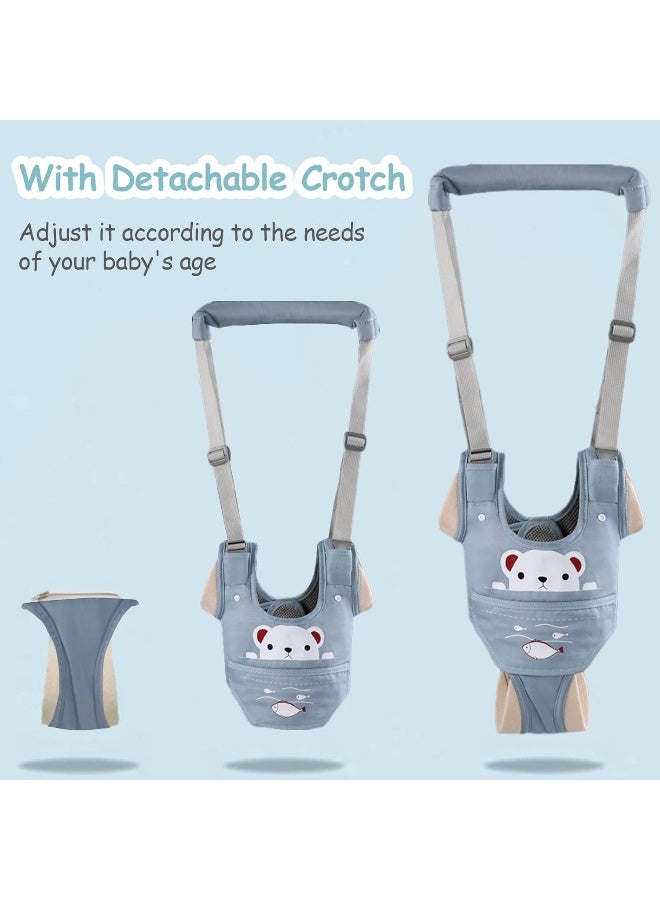 Ocanoiy Ocanoiy Baby Walking Harness Handheld Baby Walker Assistant Belt Adjustable Toddler Infant Walker Safety Harnesses Standing Up Walking Learning Helper with Detachable Crotch for 9-24 Month Old  - Image 4