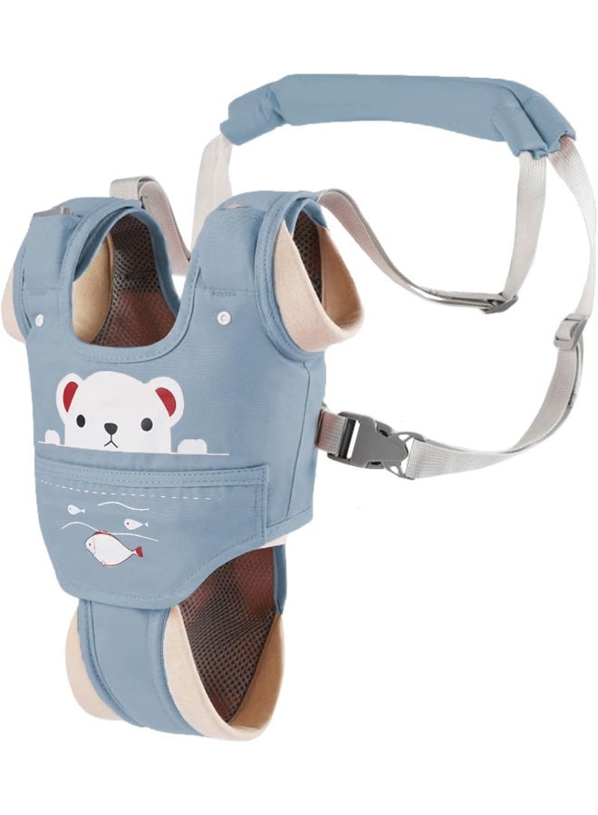Ocanoiy Ocanoiy Baby Walking Harness Handheld Baby Walker Assistant Belt Adjustable Toddler Infant Walker Safety Harnesses Standing Up Walking Learning Helper with Detachable Crotch for 9-24 Month Old  - Image 2