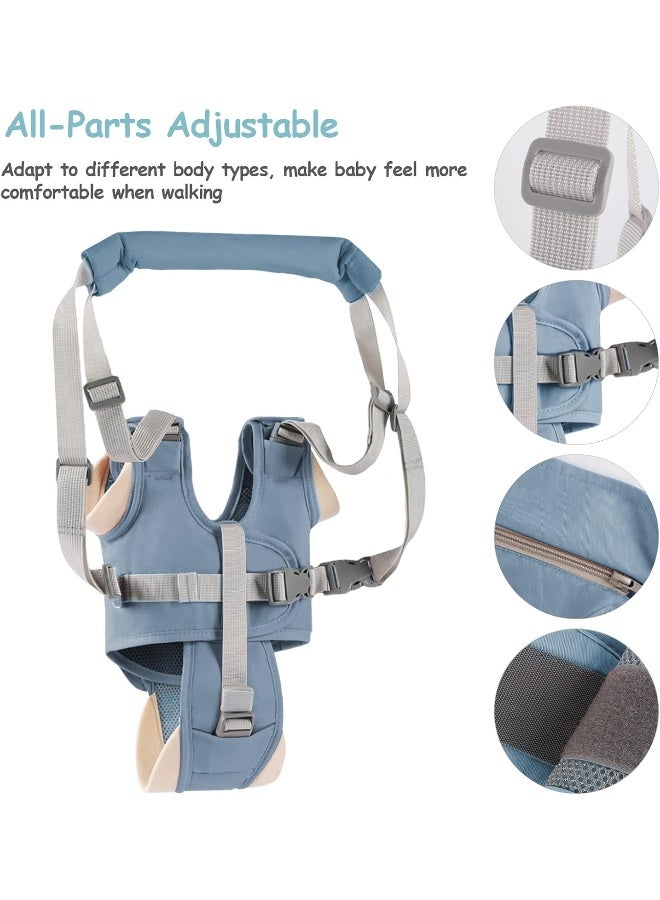 Ocanoiy Ocanoiy Baby Walking Harness Handheld Baby Walker Assistant Belt Adjustable Toddler Infant Walker Safety Harnesses Standing Up Walking Learning Helper with Detachable Crotch for 9-24 Month Old  - Image 3