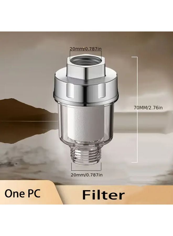 قطعتان من مرشح مياه دش RV نظام تنقية الكلور بدون أداة للتركيب لعربة الكارافان أو الشاحنة الصغيرة - Image 3