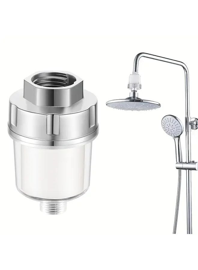 قطعتان من مرشح مياه دش RV نظام تنقية الكلور بدون أداة للتركيب لعربة الكارافان أو الشاحنة الصغيرة - Image 2