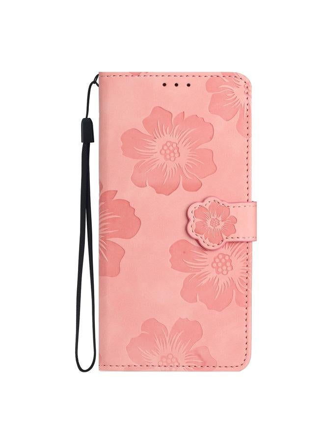 S-TOP Case For Samsung Galaxy A04 Core Flower Embossing Pattern Leather Phone Case - Image 2