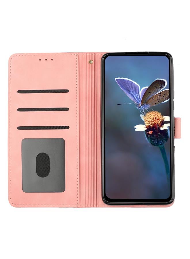 S-TOP Case For Samsung Galaxy A04 Core Flower Embossing Pattern Leather Phone Case - Image 4