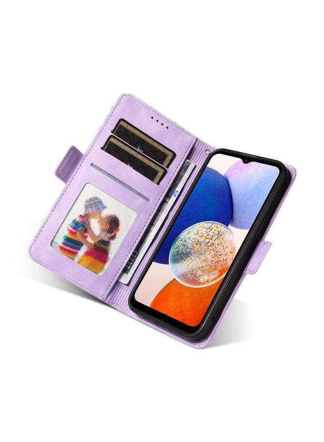 S-TOP Case For Samsung Galaxy A15 4G / 5G Embossed Rhombus Starry Leather Phone Case - Image 4