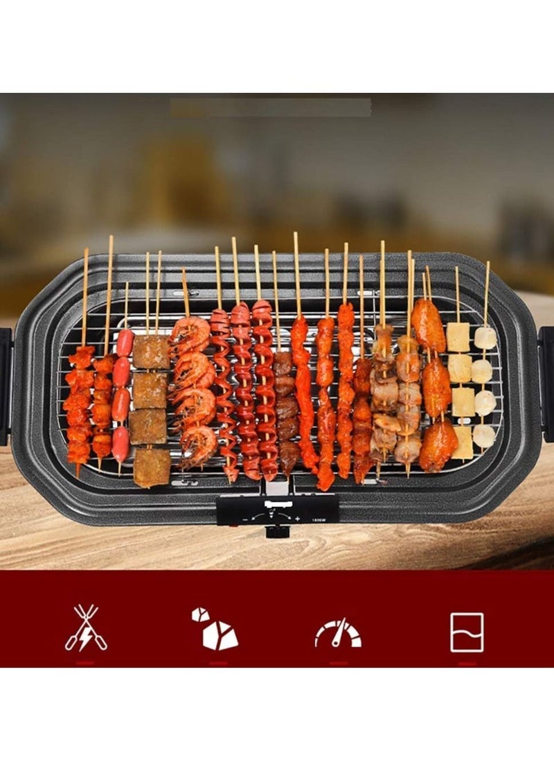 BBQ Electric Barbeque Grill Electronic PAN with Power Indicator Light - BBQ Grill Tandoori Maker  - Image 3