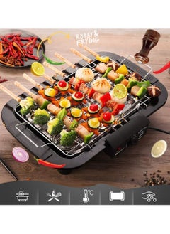 BBQ Electric Barbeque Grill Electronic PAN with Power Indicator Light - BBQ Grill Tandoori Maker  - Image 2
