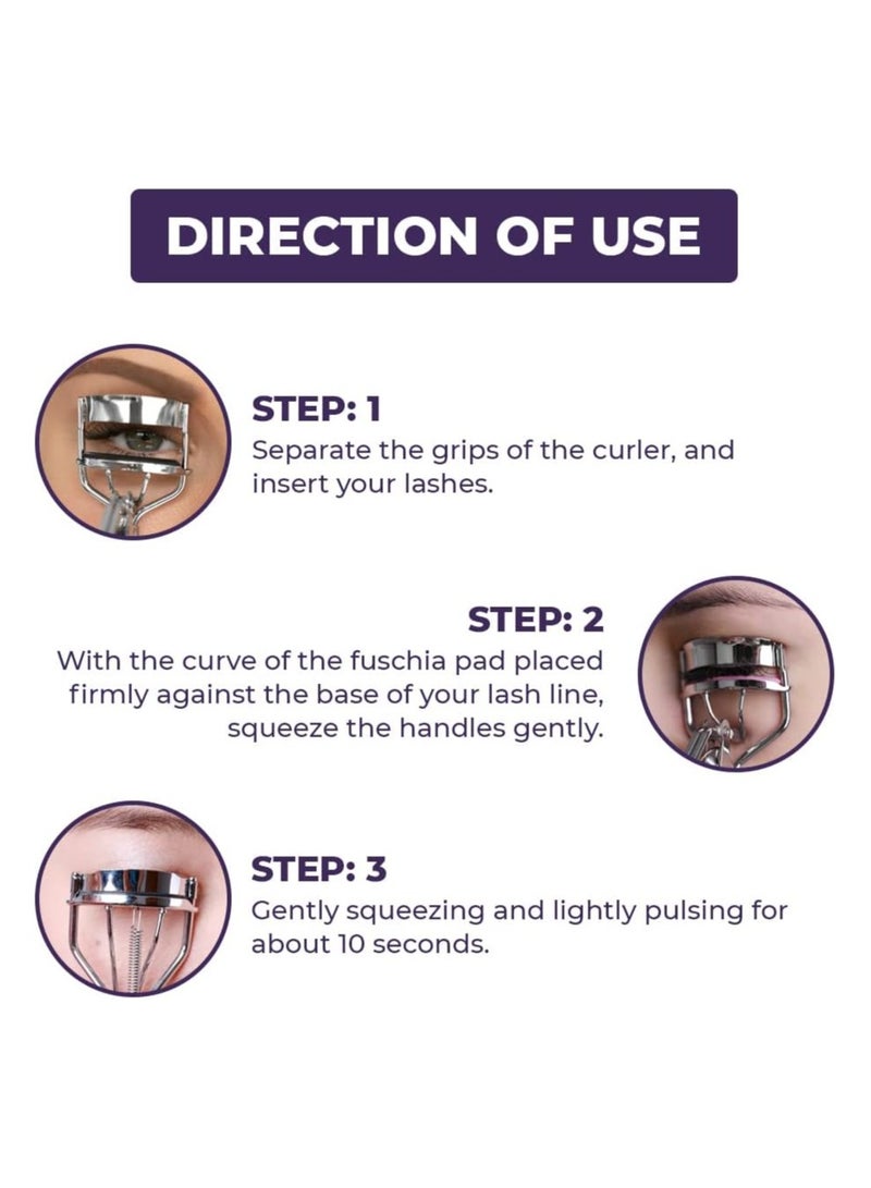 Cool Baby Eyelash Curler - Premium | 1 Piece | Gives precision curling | Has a half rounded curling pad - Image 2