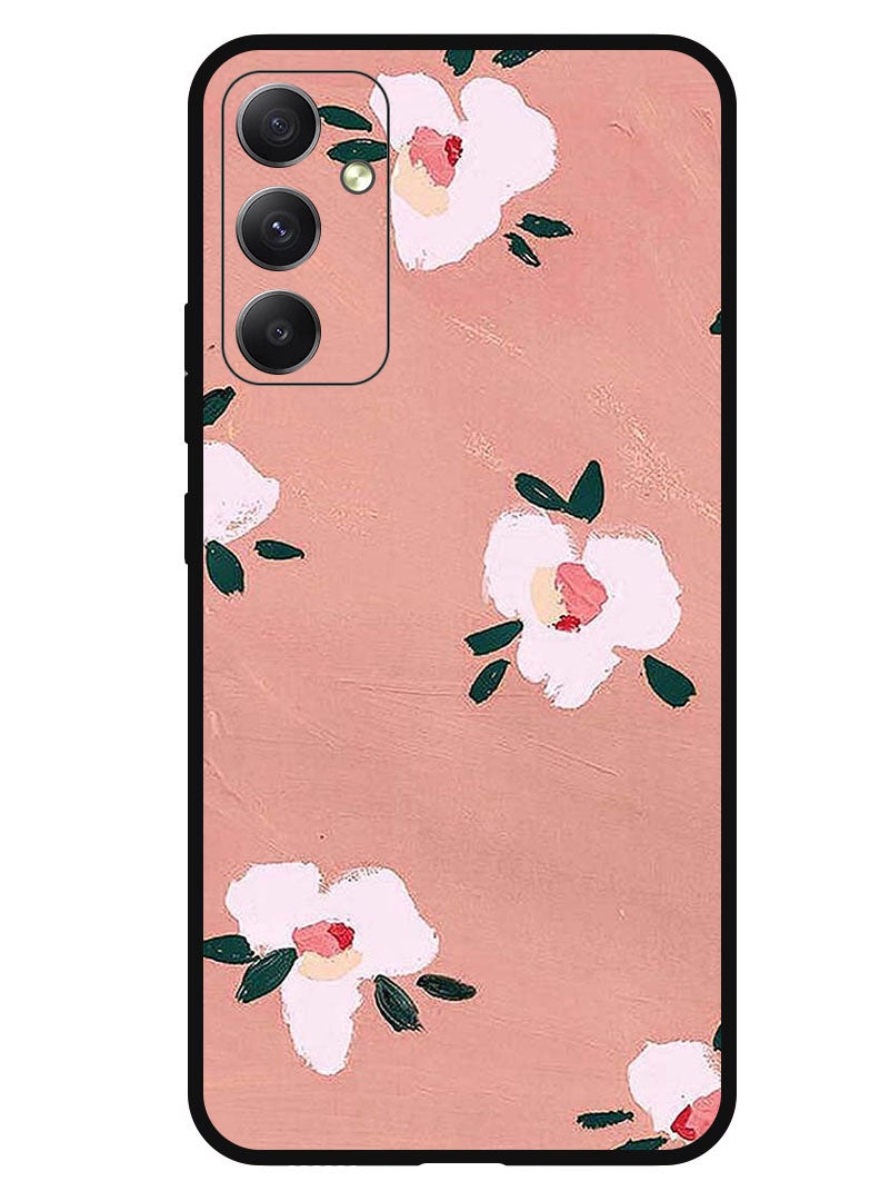 Theodor Protective Case Anti Scratch Shock Proof Bumper Cover For Samsung Galaxy M34 5G Peach Flowers - Image 1