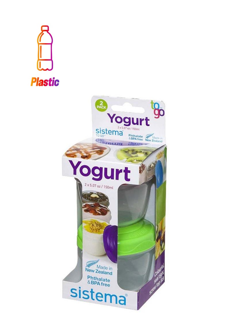 sistema - Sistema Yogurt To Go 2 Pack 150ML - Image 1